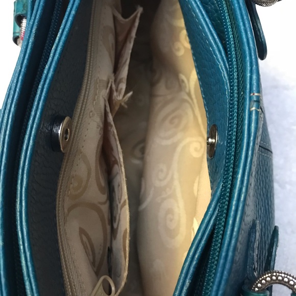 Brighton purse blue leather - Picture 4 of 8